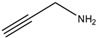 Chemical structure of Propargylamine | 2450-71-7