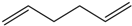 Chemical structure of 1,5-Hexadiene | 592-42-7