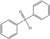 Chemical structure of [chloro(phenyl)phosphoryl]benzene