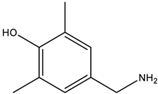 Chemical structure of 3,5-Dimethyl-4-hydroxybenzylamine | 876-15-3
