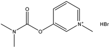 Chemical structure of Pyridostigmine bromide | 101-26-8