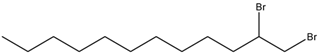 Chemical structure of 1,2-Dibromododecane | 55334-42-4