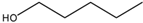 Chemical structure of 1-Pentanol | 71-41-0