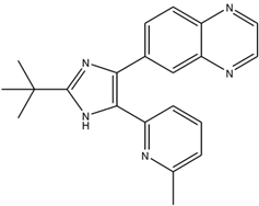 Chemical structure of SB-525334 | 356559-20-1