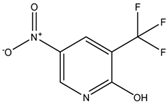 Chemical structure of 2-Hydroxy-5-nitro-3-(trifluoromethyl)pyridine | 99368-66-8