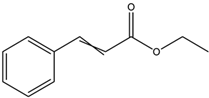 Chemical structure of Ethyl Cinnamate | 103-36-6