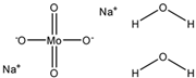 Structure of Sodium Molybdate Dihydrate | 10102-40-6