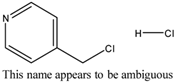 Structure of 4-Chloromethylpyridine chlorhydrate | 1822-51-1