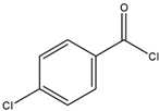Structure of 4-Chlorobenzoyl Chloride | 122-01-0