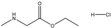 Chemical structure of Sarcosoine ethyl ether hydrochloride | 52605-49-9