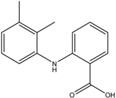 Chemical structure of Mefenamic acid | 61-68-7