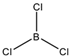 Chemical structure of Boron trichloride | 10294-34-5