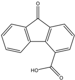 Chemical structure of 9-Oxofluorene-4-carboxylic acid | 6223-83-2
