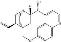 Chemical structure of Quinine | 6119-47-7