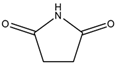 Chemical structure of Succinimide | 123-56-8