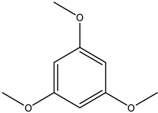 Chemical structure of Benzene and substituted derivatives