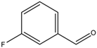 Chemical structure of 3-Fluorobenzaldehyde | 456-48-4