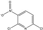 Chemical structure of 2,6-Dichloro-3-nitropyridine | 16013-85-7
