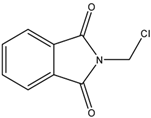 Chemical structure of N-(Chloromethyl)phthalimide | 17564-64-6