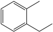 Chemical structure of 2-Ethyltoluene | 611-14-3