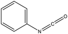 Chemical structure of Phenyl Isocyanate | 103-71-9