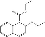 Chemical structure of N-Ethoxycarbonyl-2-ethoxy-1,2-dihydroquinoline | 16357-59-8