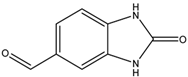 Chemical structure of 2,3-Dihydro-2-oxo-1H-benzimidazole-5-carboxaldehyde | 106429-59-8