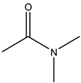 Chemical structure of N,N-Dimethylacetamide | 127-19-5