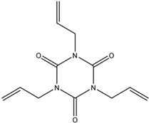 Chemical structure of Triallyl Isocyanurate | 1025-15-6