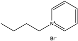 Chemical structure of 1-Butylpyridinium bromide | 874-80-6