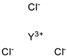 Chemical structure of Yttrium (III) chloride anhydrous | 10361-92-9