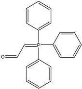 Chemical structure of (Triphenylphosphoraanylidene)acetaldehyde | 2136-75-6