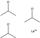 Chemical structure of Lanthanum (III) Isopropoxide | 19446-52-7