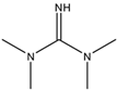 Chemical structure of 1,1,3,3 Tetramethylguanidine | 80-70-6