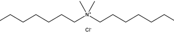 Chemical structure of Bisoctyl dimethyl ammonium chloride | 5538-94-3