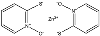 Chemical structure of Zinc Pyrithione | 13463-41-7