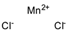 Chemical structure of Manganese (II) chloride | 7773-01-5
