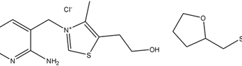 Chemical structure of ThiamineTetrahydrofurfuryl disulfide | 804-30-8