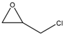 Chemical structure of Epichlorohydrin | 106-89-8